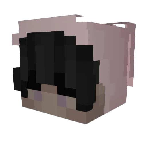 abigailbrown Minecraft avatar head, 3D render