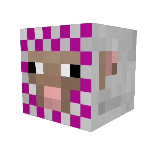 abigfatwhale Minecraft avatar head, 3D render