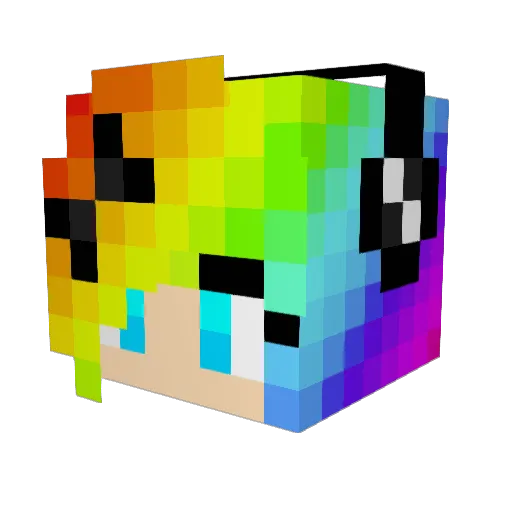 abigor1 Minecraft avatar head, 3D render