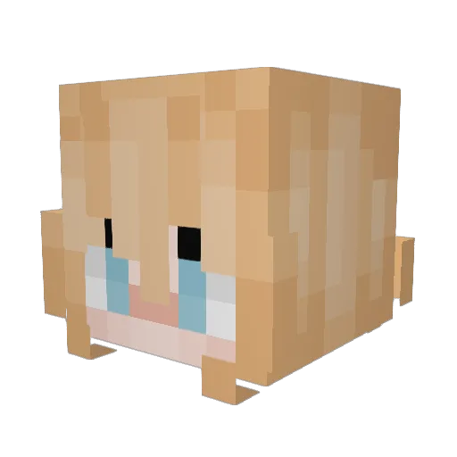 abiisnail Minecraft avatar head, 3D render