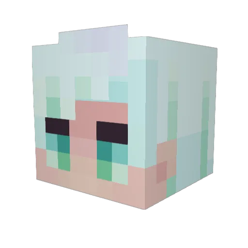abillionsorrys Minecraft avatar head, 3D render