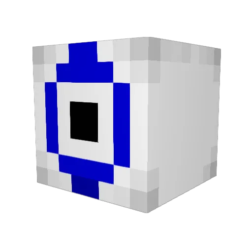abisora Minecraft avatar head, 3D render