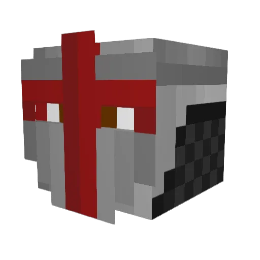 abjolm Minecraft avatar head, 3D render