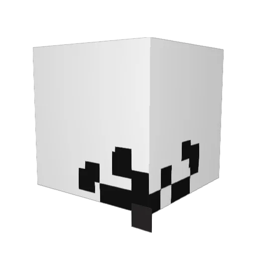 abler Minecraft avatar head, 3D render