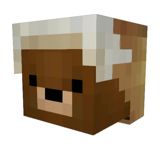 abloodywar Minecraft avatar head, 3D render