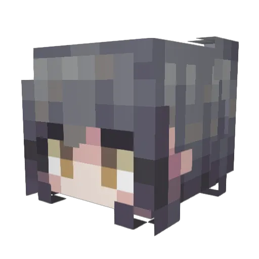 abmtyair Minecraft avatar head, 3D render