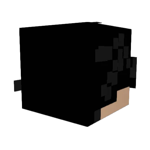 abo3zz Minecraft avatar head, 3D render