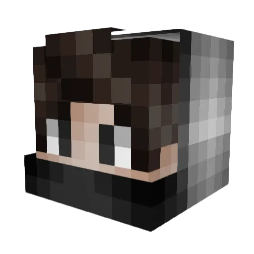 abo_da7em Minecraft avatar head, 3D render