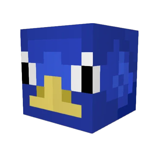 abod120 Minecraft avatar head, 3D render