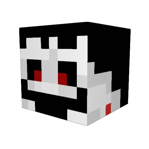 abody555 Minecraft avatar head, 3D render