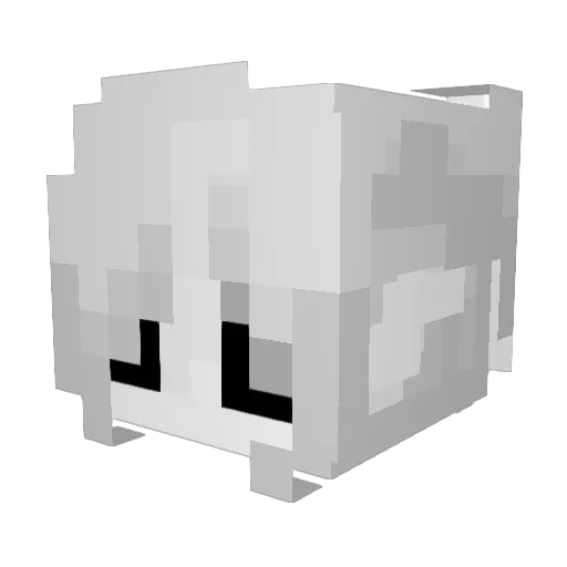 abokeng Minecraft avatar head, 3D render