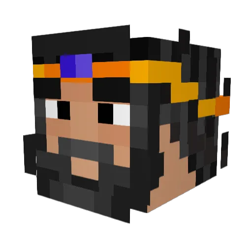 abolfazlknr Minecraft avatar head, 3D render