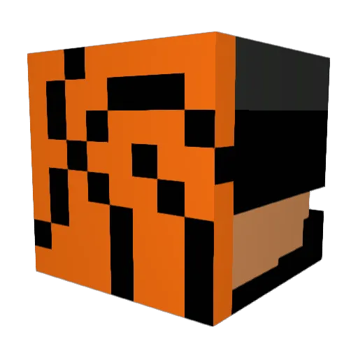 abomadje Minecraft avatar head, 3D render