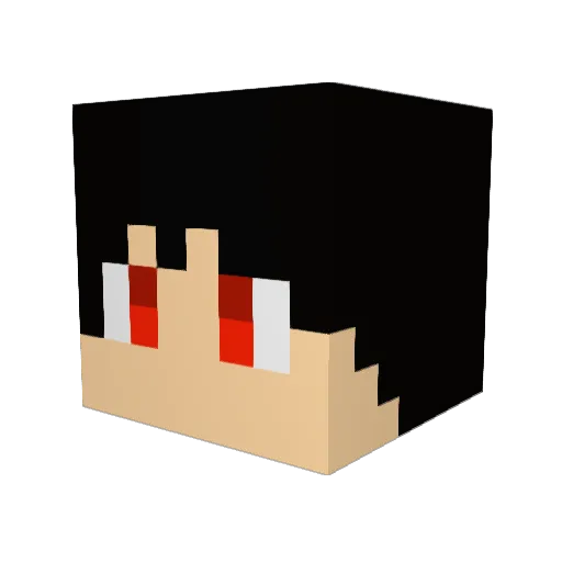 abomb03 Minecraft avatar head, 3D render