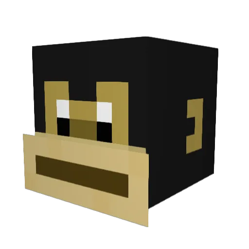 abominado Minecraft avatar head, 3D render