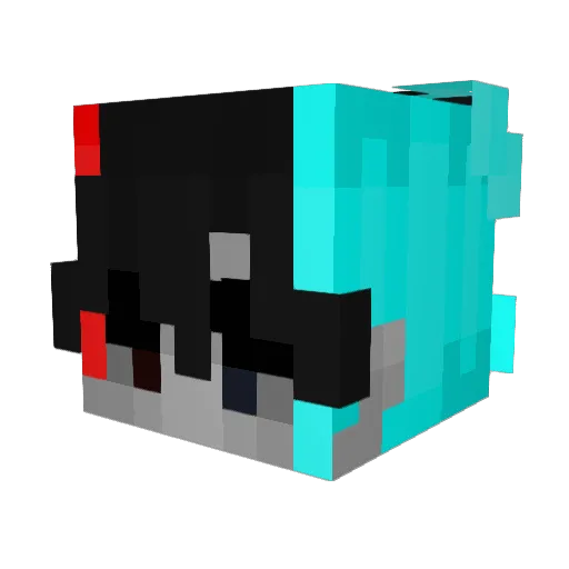 abood0n Minecraft avatar head, 3D render