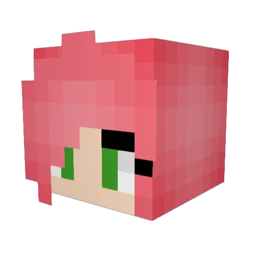 aboredmir Minecraft avatar head, 3D render
