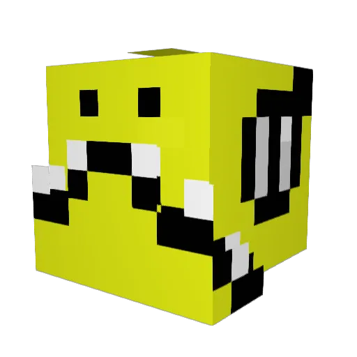 abottleofcoke Minecraft avatar head, 3D render