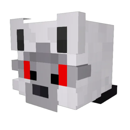 aboutness Minecraft avatar head, 3D render