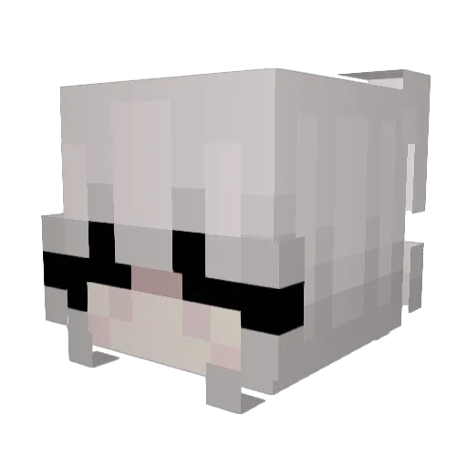 abowalex Minecraft avatar head, 3D render