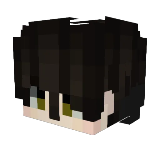 aboyll Minecraft avatar head, 3D render