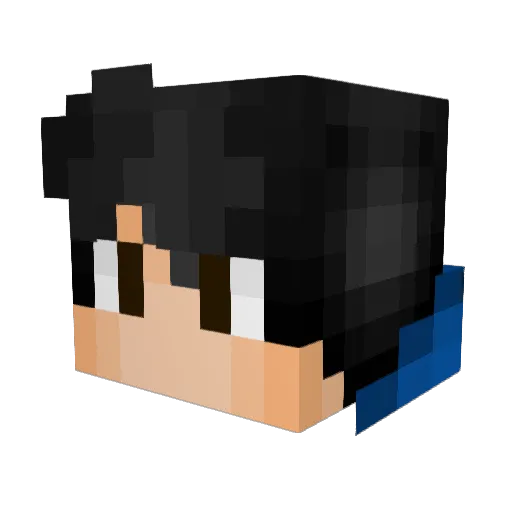 abra678 Minecraft avatar head, 3D render