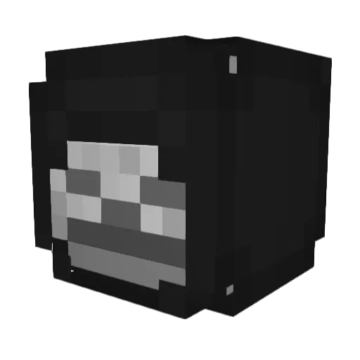 abracharm Minecraft avatar head, 3D render