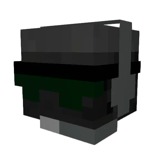 abruh11 Minecraft avatar head, 3D render
