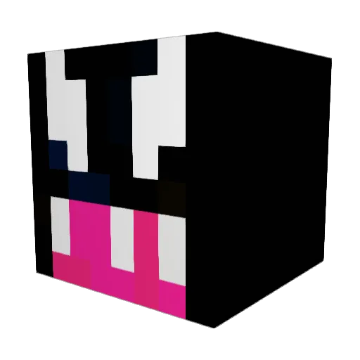 absi6 Minecraft avatar head, 3D render