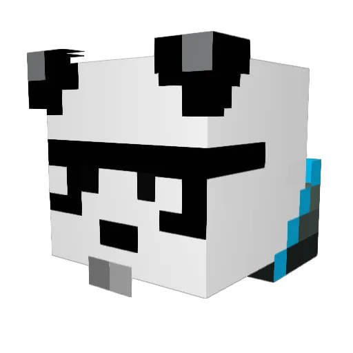 abudABI_YT Minecraft avatar head, 3D render