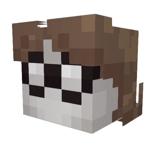abumaher001 Minecraft avatar head, 3D render