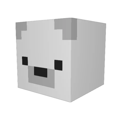aburnse Minecraft avatar head, 3D render