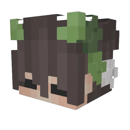abusaad26222 Minecraft avatar head, 3D render