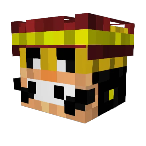 abwayla Minecraft avatar head, 3D render