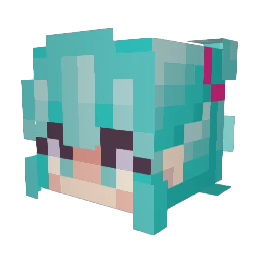 abyanrockers Minecraft avatar head, 3D render
