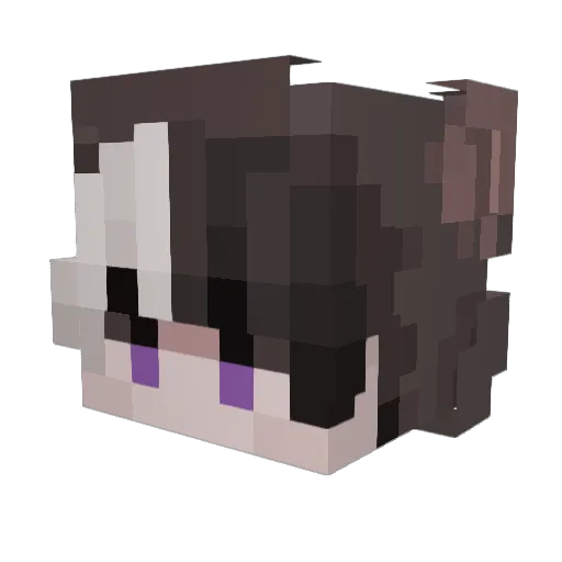 abysmal_odds Minecraft avatar head, 3D render