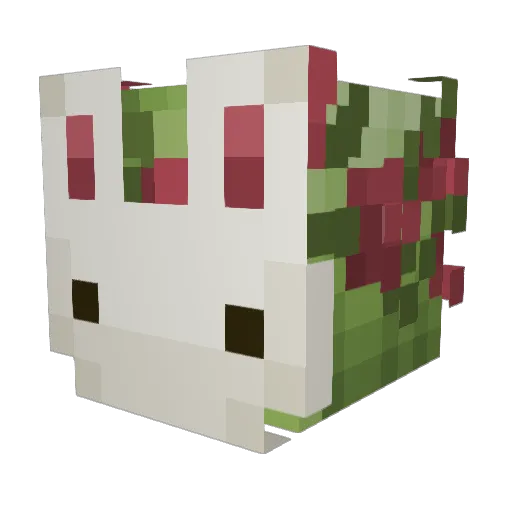 abysmalice Minecraft avatar head, 3D render