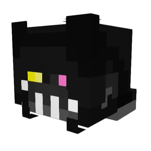 abyssalgoat Minecraft avatar head, 3D render