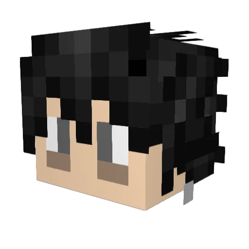 abyssmyboi Minecraft avatar head, 3D render