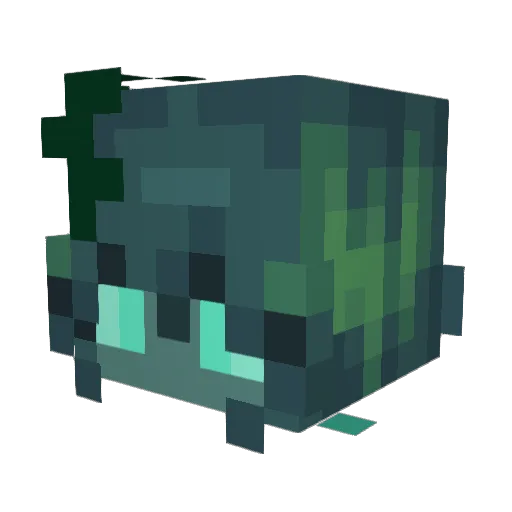 ac2971 Minecraft avatar head, 3D render