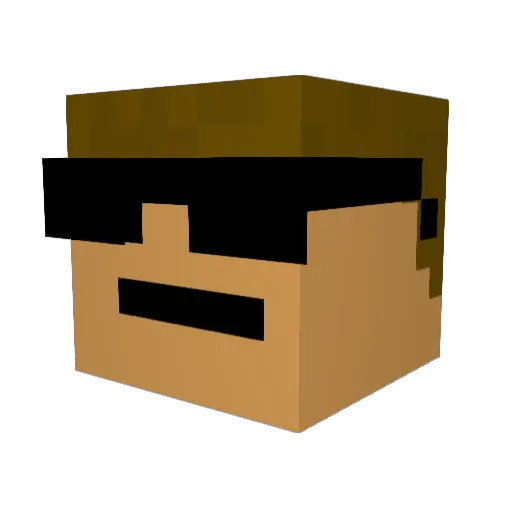 ac3ospades314 Minecraft avatar head, 3D render