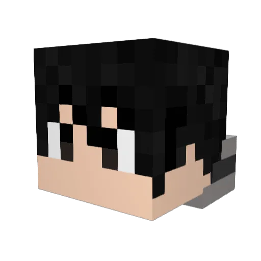 ac4 Minecraft avatar head, 3D render
