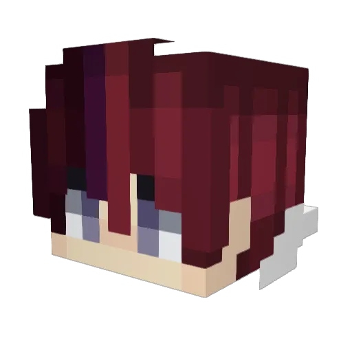acadiaperu Minecraft avatar head, 3D render
