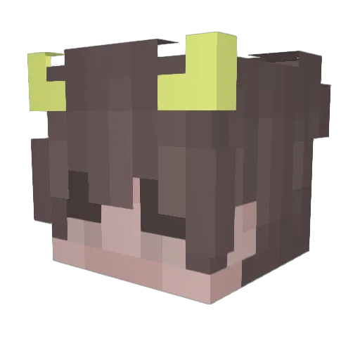 acalle6 Minecraft avatar head, 3D render