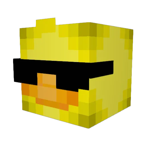 acantre1 Minecraft avatar head, 3D render