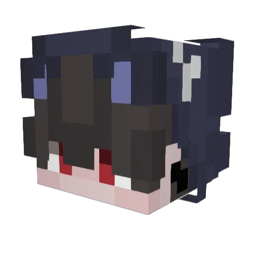 accelerator39 Minecraft avatar head, 3D render
