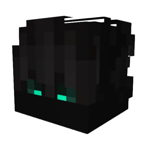accoun00 Minecraft avatar head, 3D render