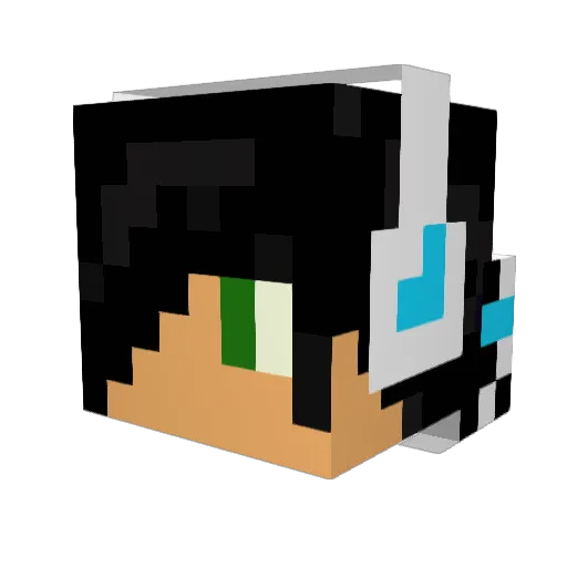 acdc6972 Minecraft avatar head, 3D render