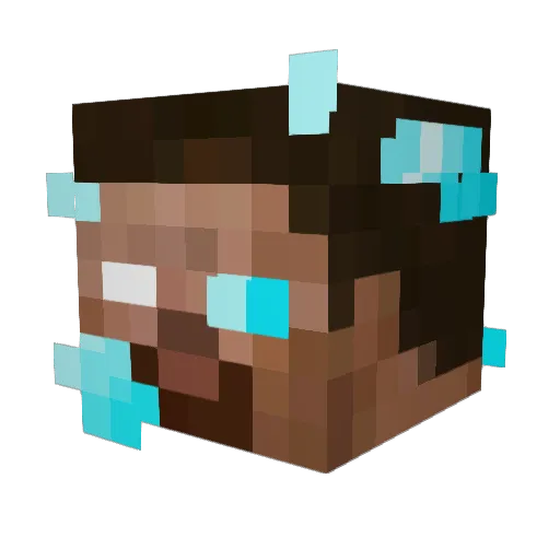 ace1999 Minecraft avatar head, 3D render