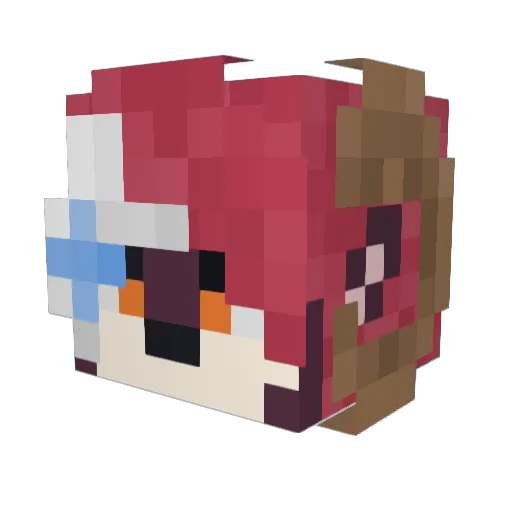 ace_0f_spades58 Minecraft avatar head, 3D render